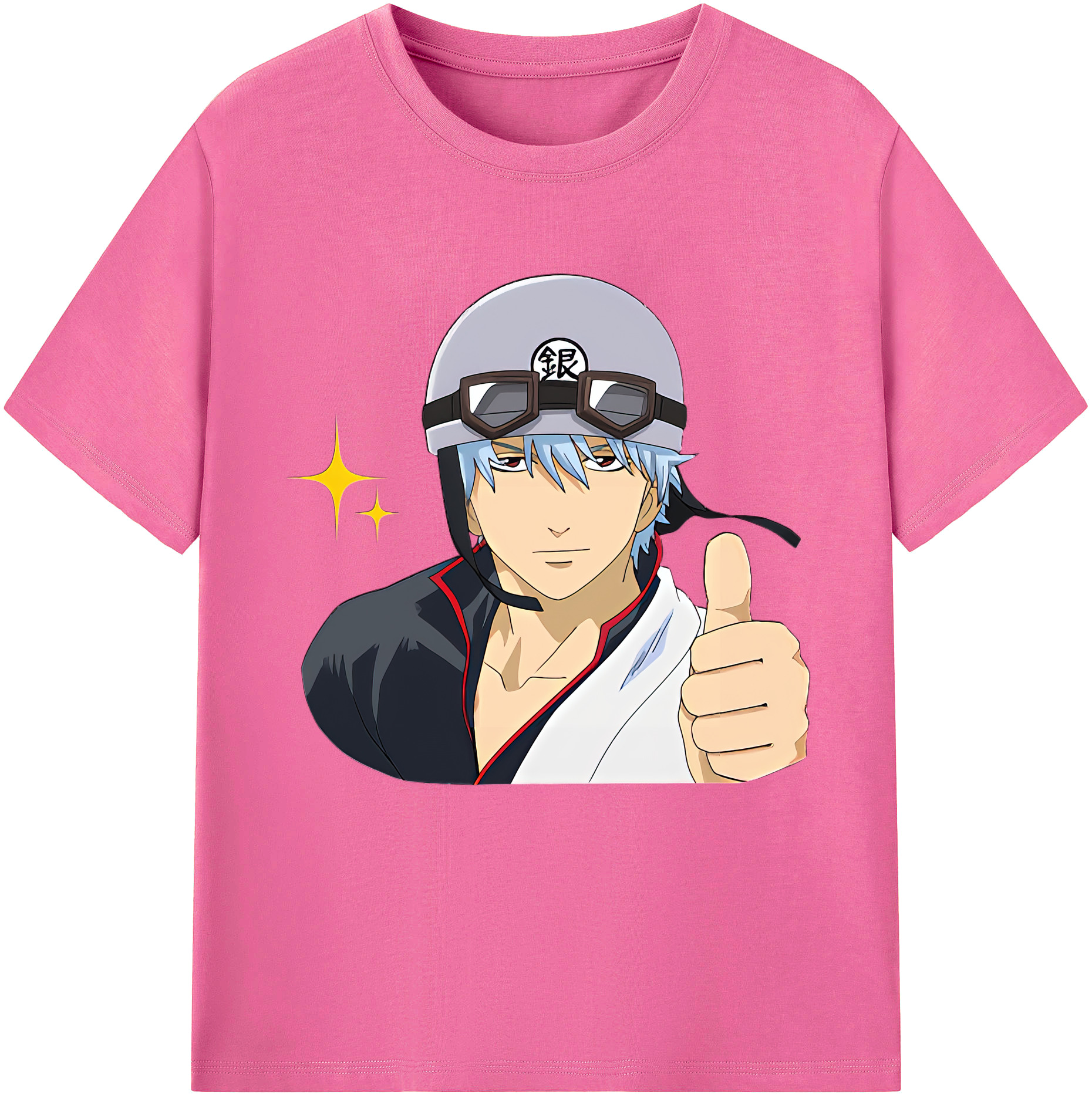 （画像用） ぎんたま 坂田銀時（さかたぎんとき） 神楽 志村新八（しむら しんぱち） GINTAMA Sakata Gintoki Kagura Shimura Shinpachi レディースカジュアルプリントTシャツ（綿100％）